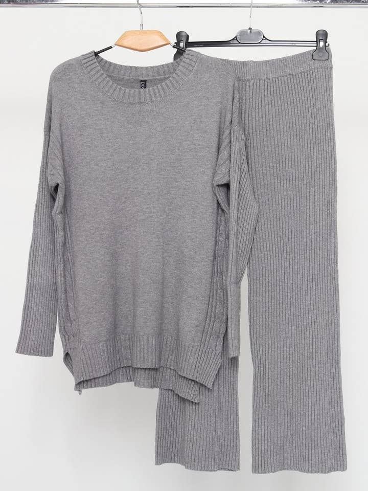 DIX-ONZE - Wholesale Lounge Set - Women's - Ribbed Premium Knit Homewear/Casual Set5