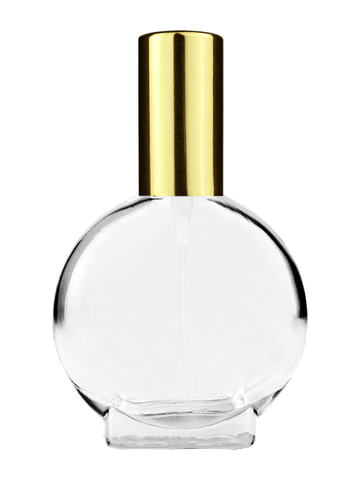 Best Bottles - Wholesale Perfume/Eau de Toilette - Clear Circle Glass Bottle - 15ml (Multiple Spray Colors)10