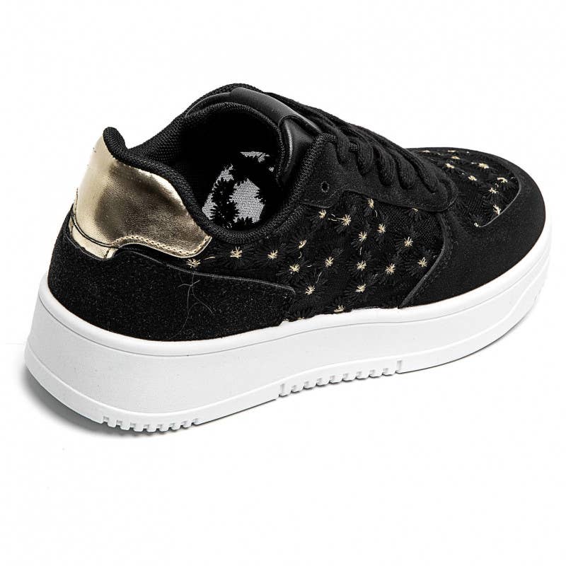 idealshoes - Wholesale Sneakers - Dames - idealshoes dames sneakers met bloemenprint26