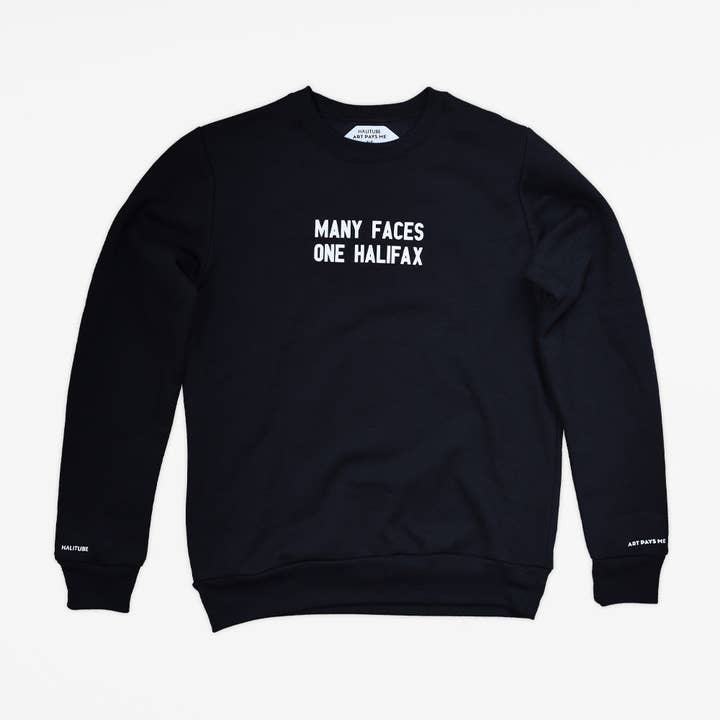 Many Faces One Halifax Sweatshirt for wholesale by Art Pays Me