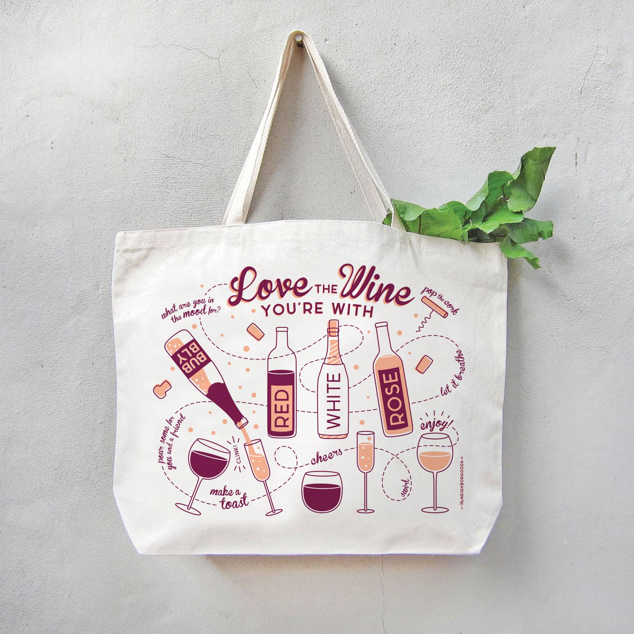 The Neighborgoods - Wholesale Tote Bag - Unisex - Wine Tote Bag2