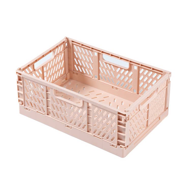 Springer Décor - Wholesale Storage Bin - Color Storage Crate, Assorted Colors, Large