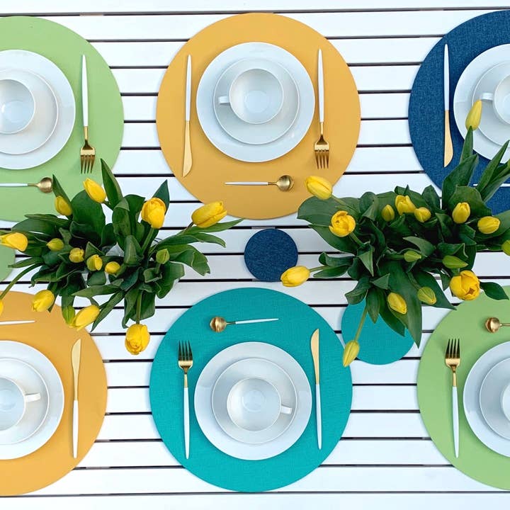 tabledots placemats PRIDE 6 PACK for your pride tablescape for wholesale by tabledots