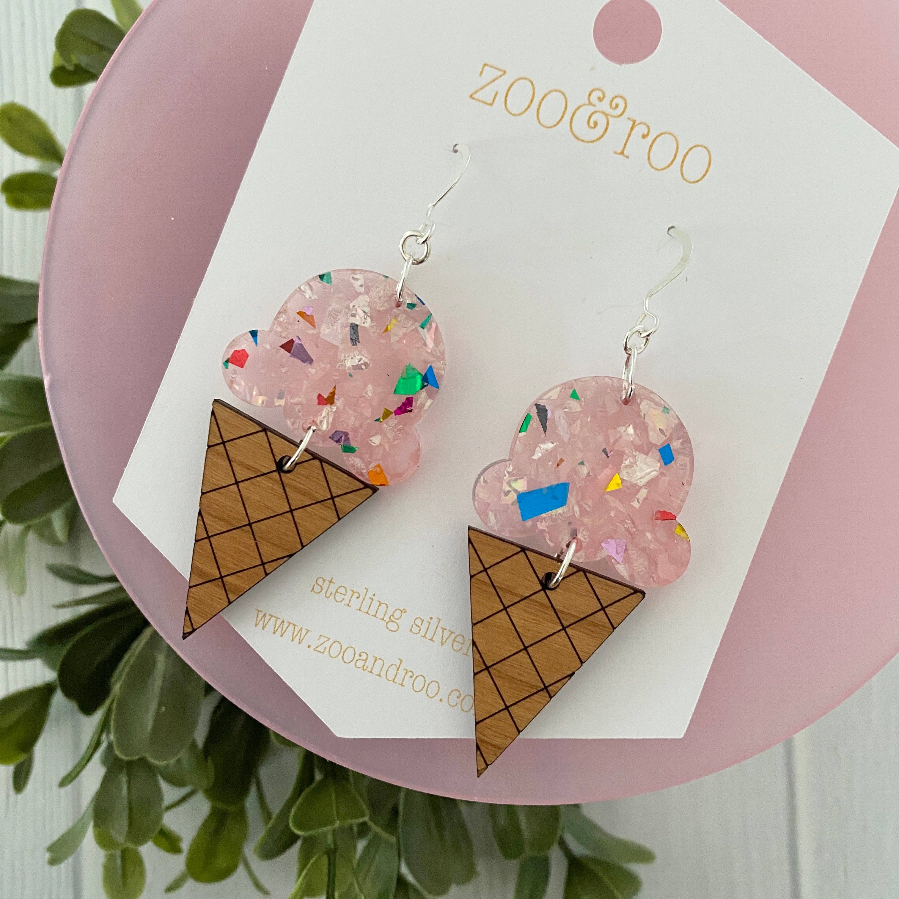 zoo&roo - Wholesale Dangle Earrings - Ice Cream earrings2