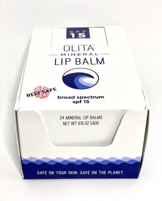 OLITA - Wholesale Lip Balm - Mineral Lip Balm Shipper Display3