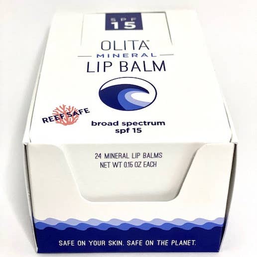 OLITA - Wholesale Lip Balm - Mineral Lip Balm Shipper Display3