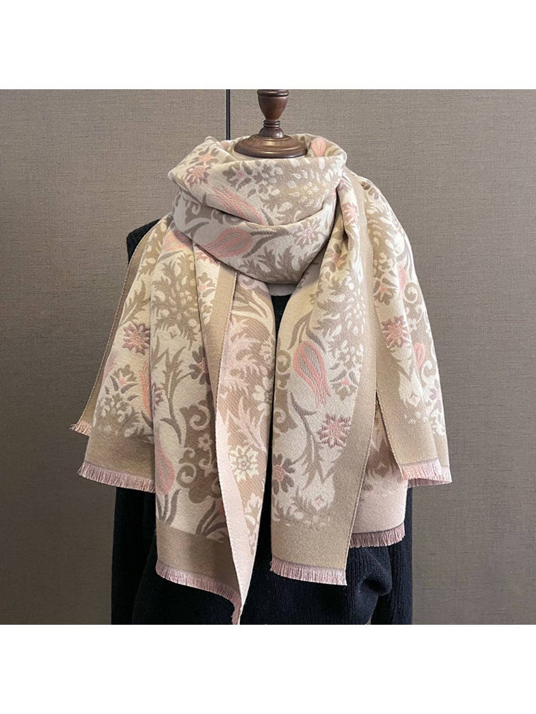 Funkyrel® Atzbranding Limited - Wholesale Scarf - Women's - Scarvii - Winter Paisley Scarf for Women6