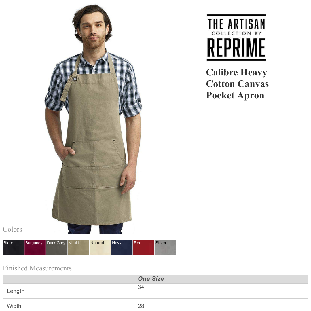 MYES BULK APPAREL - Wholesale Apron - Artisan Heavy Cotton Apron – Adjustable Neck and Multi-Pocke12