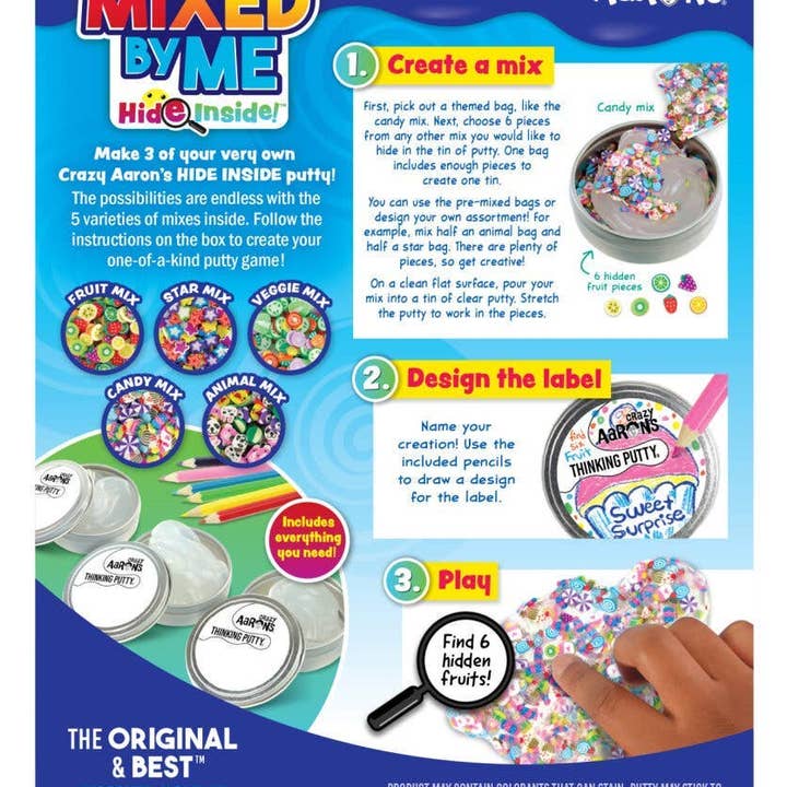 Crazy Aaron's - Wholesale Putty/Slime - Kids - Hide Inside Mixed by Me Kit1