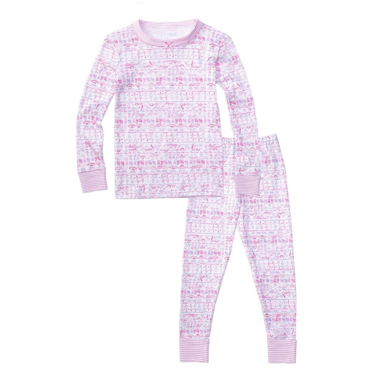 Ballet Two Piece Kids Pajamas for wholesale on Faire0
