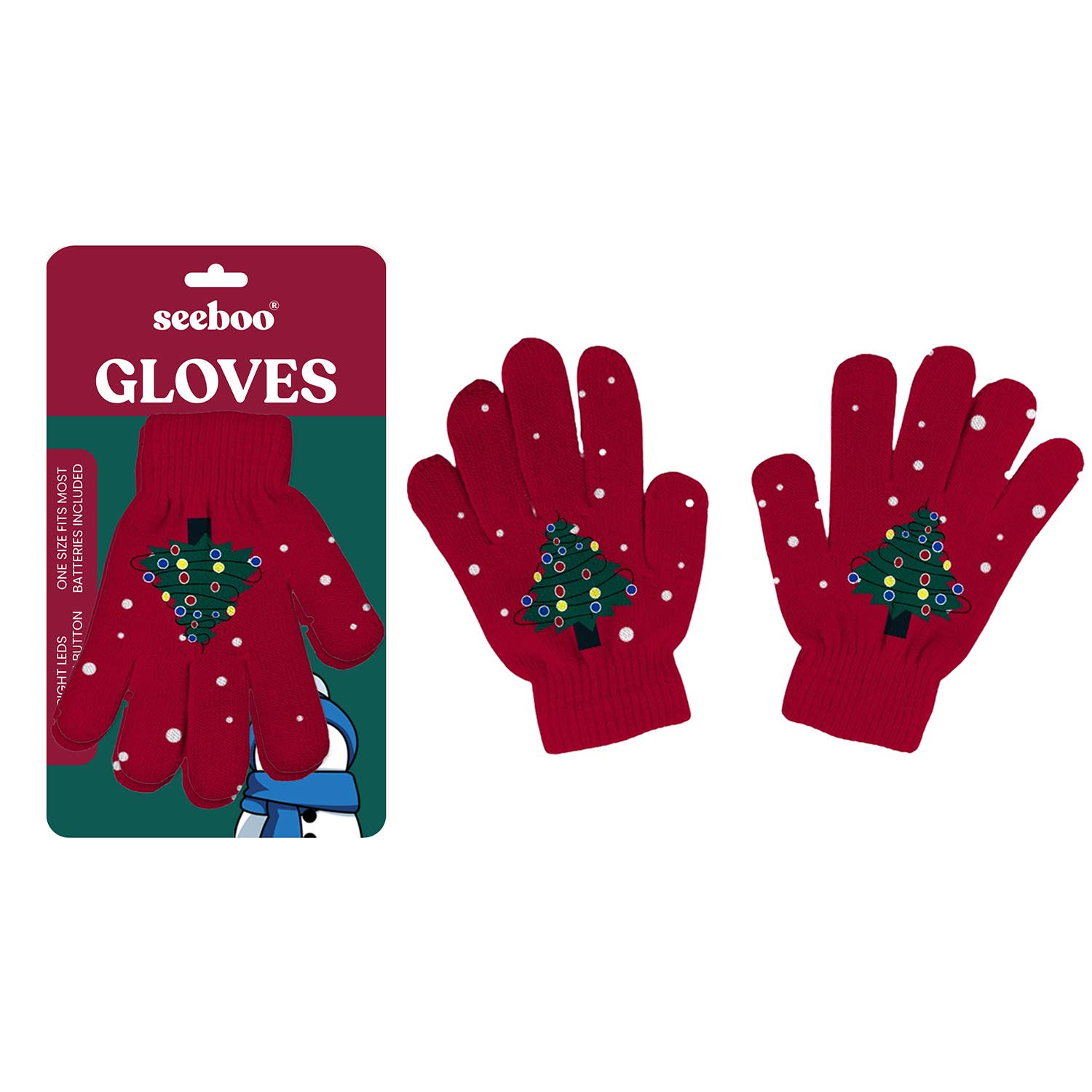 The American Gift Company (TAGCO) - Wholesale Gloves - Women's - LED Light Up Knit Gloves – Adult Size3