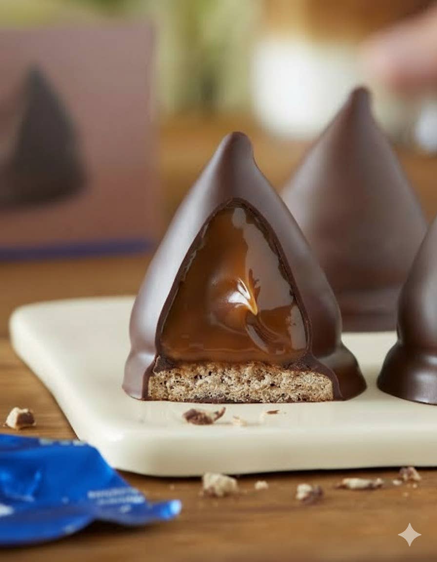 Casacella Foods - Vente Friandises enrobées de chocolat - Cônes trempés au chocolat noir Havanna remplis de caramel 11,61