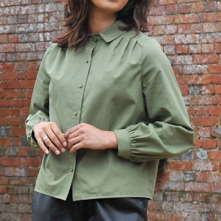 NEW - The Pleated Blouse Sewing Pattern for wholesale by The Avid Seamstress LTD