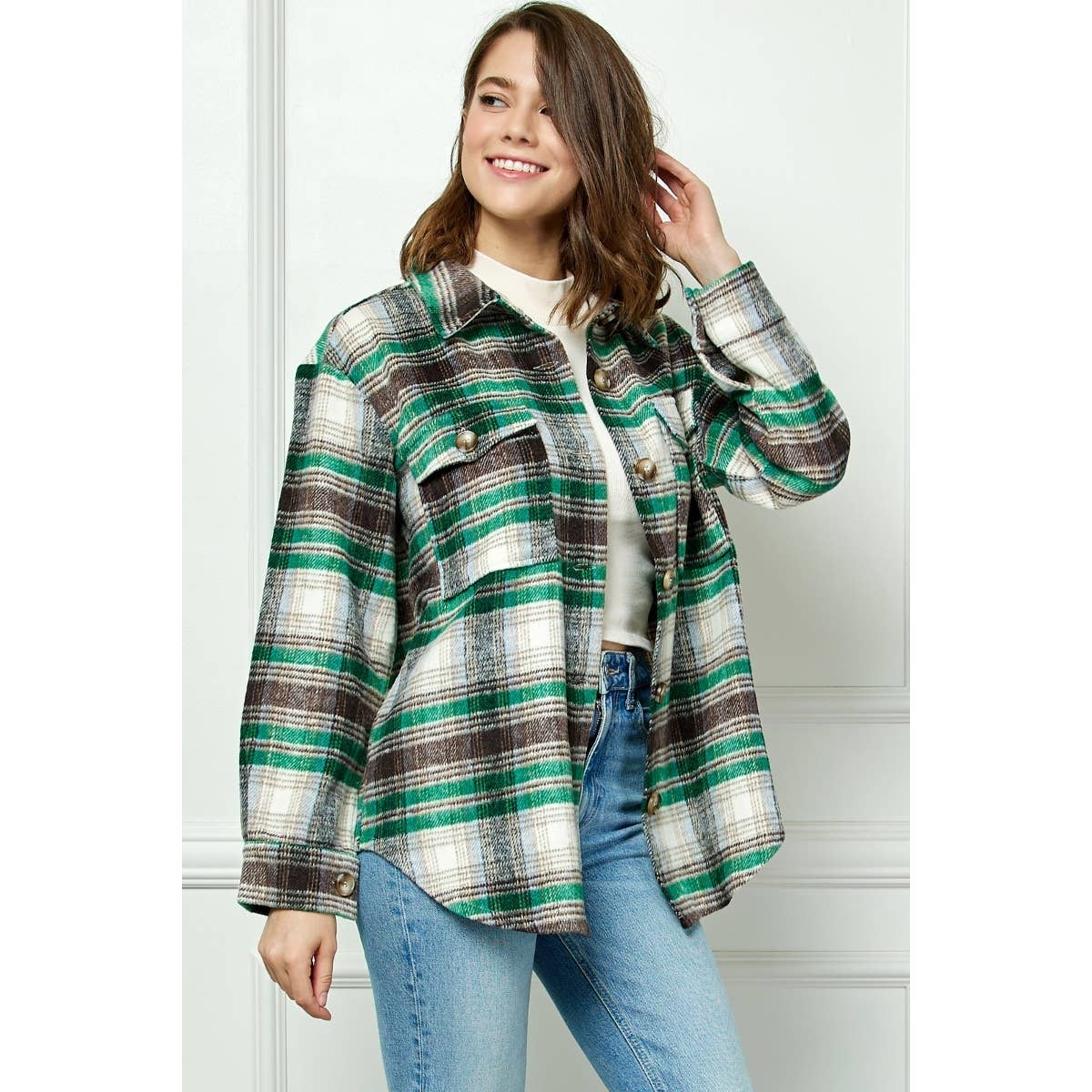 Veveret - Wholesale Jas - Dames - Klassieke geruite beugel0