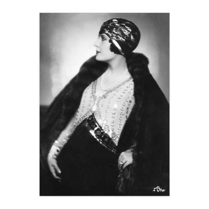 Postal "À la mode" por atacado de paruspaper. nutzfeine papeterie