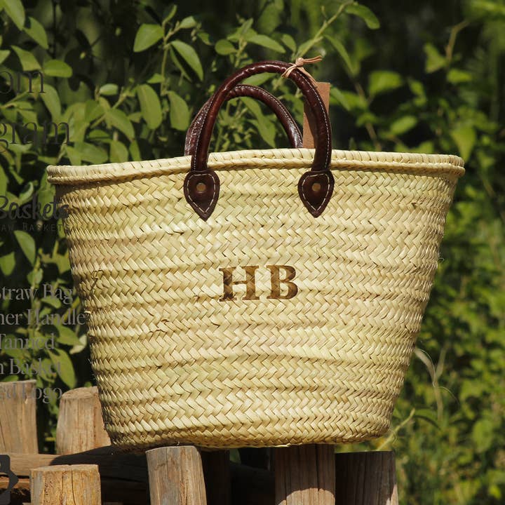 French Baskets - Vendita all'ingrosso Cinghia per borsa - Unisex - Monogramma personalizzabile con cestino francese stampato a caldo0