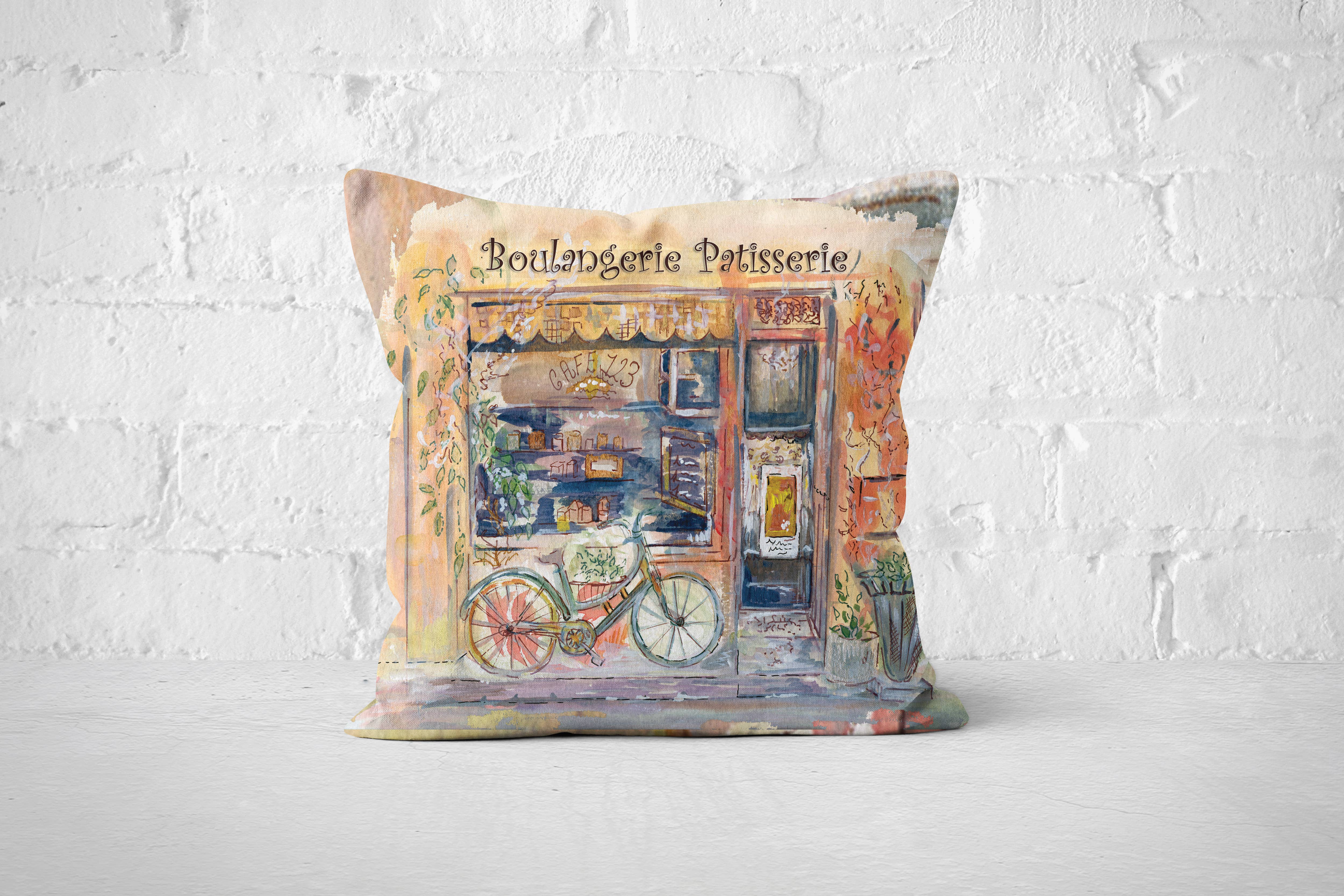Claire Louise – wholesale Dekorativ kudde – Franska konditori Shop Fönsterkudde