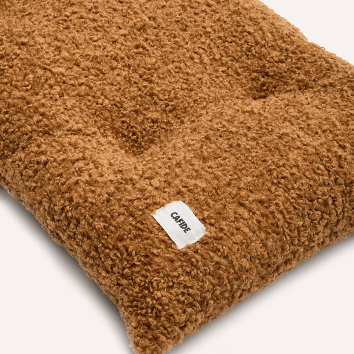 CAFIDE - Wholesale Pet Bed - Dog - Mustard Sheep Dog Bed Cushion, Bela3