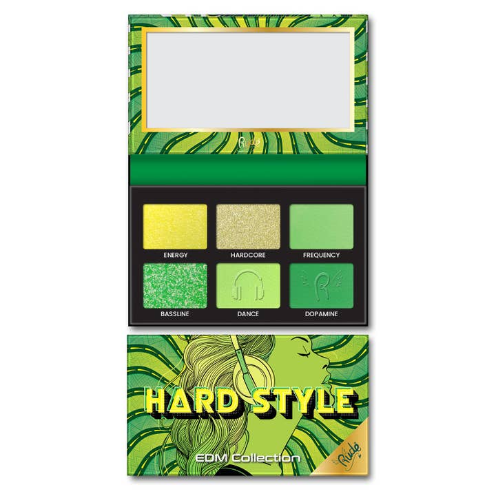 Rude Cosmetics - Wholesale Eyeshadow Palette - EDM Collection Color Themed Vibrant Eyeshadow