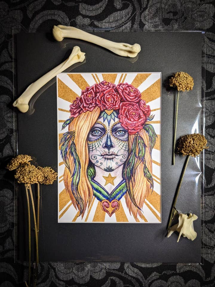 Summer's Bloom Matted Print for wholesale by Studio Umbralux