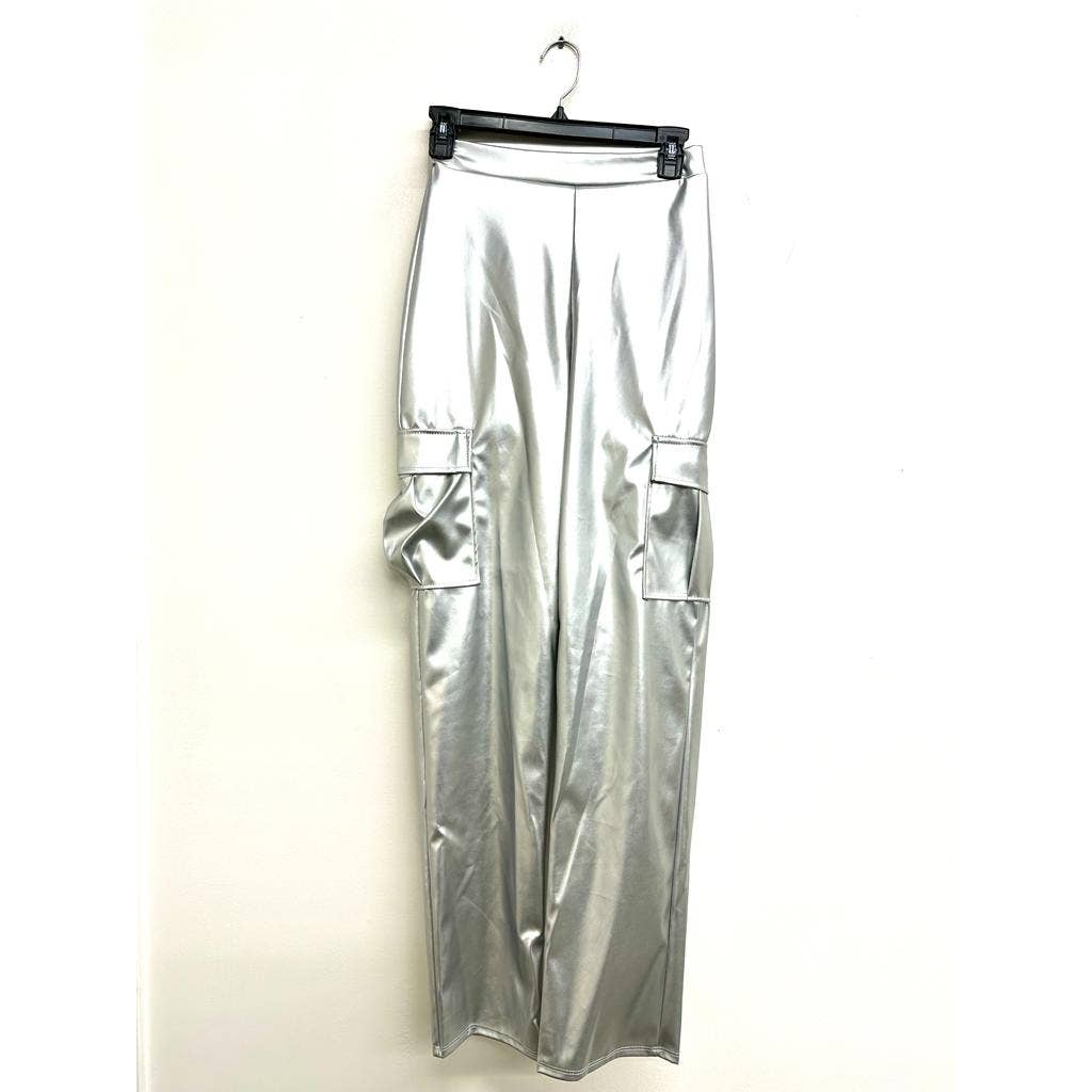 Uptown Apparel – Calças - Mulher por atacado – B111091 Calças Cargo PU PU0