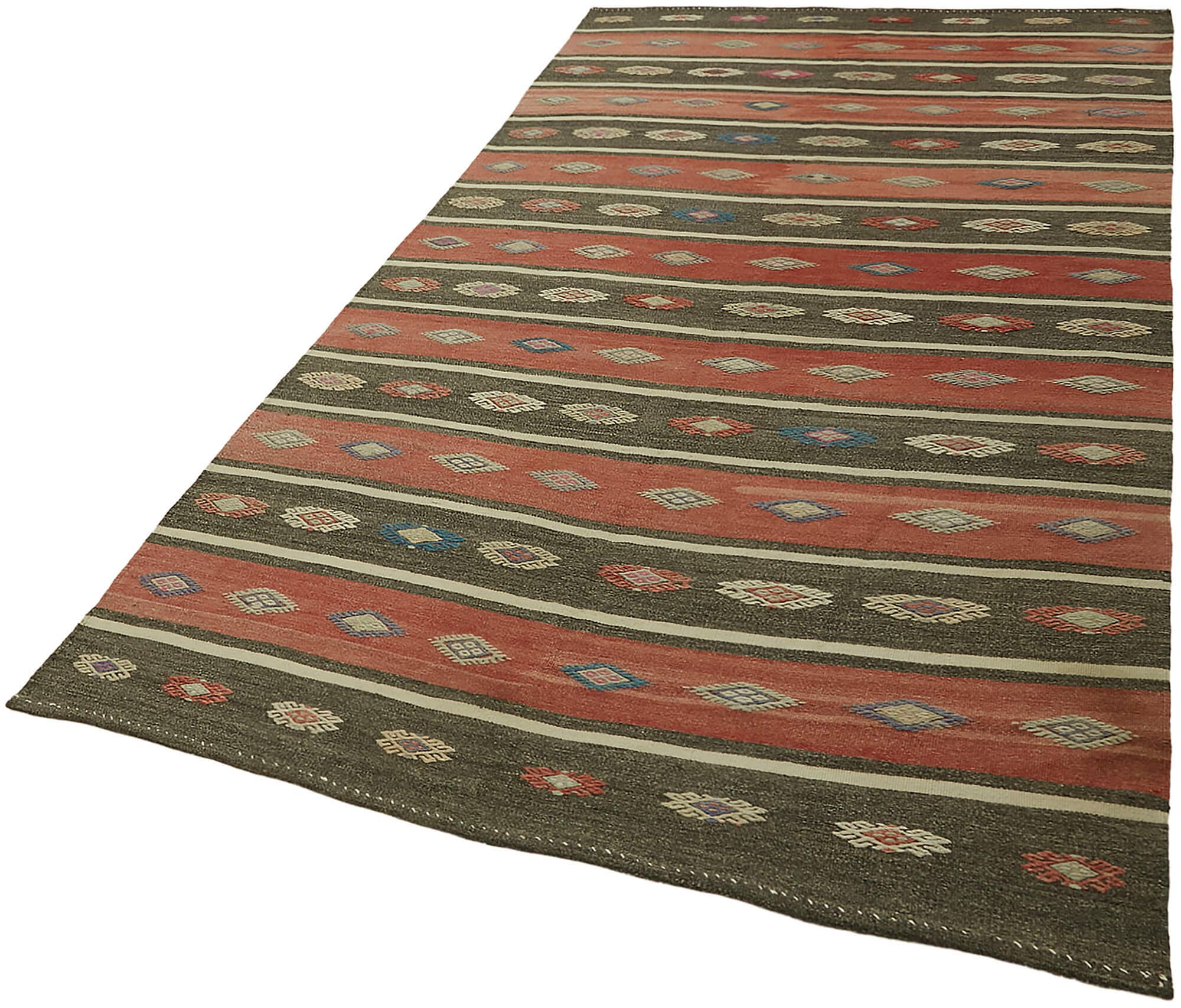 RUG N CARPET - Wholesale Area Rug - 5x9 Multicolor Oriental Kilim Rug - 459512