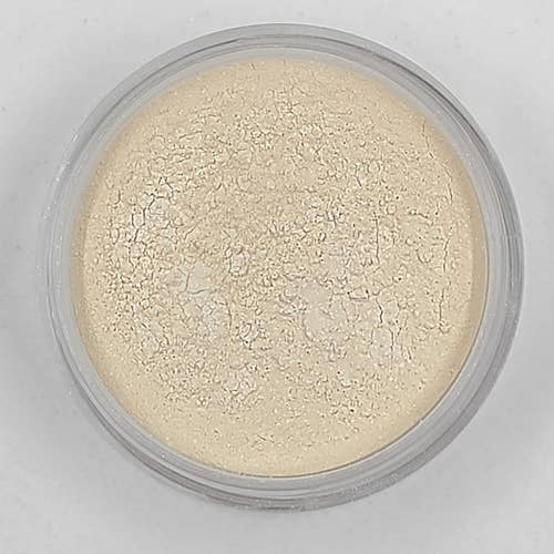 Un pizzico di polvere luminizzante dorata per la vendita all'ingrosso da parte di Lucy Minerals