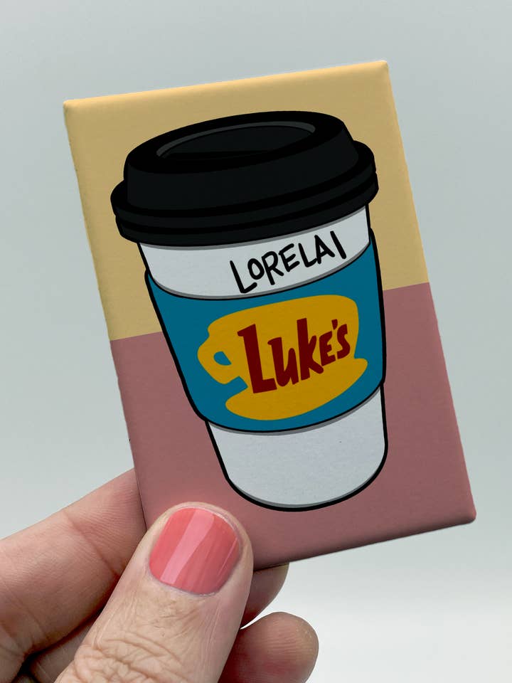 Magnete - Una mamma per amica - Il caffè di Luke per la vendita all'ingrosso da parte di The Red Swan Shop