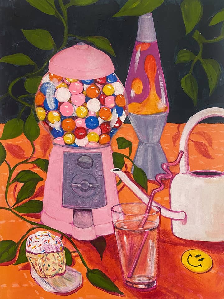Still Life With Gumball Machine for wholesale by Lindsey Cherek Waller, LLC