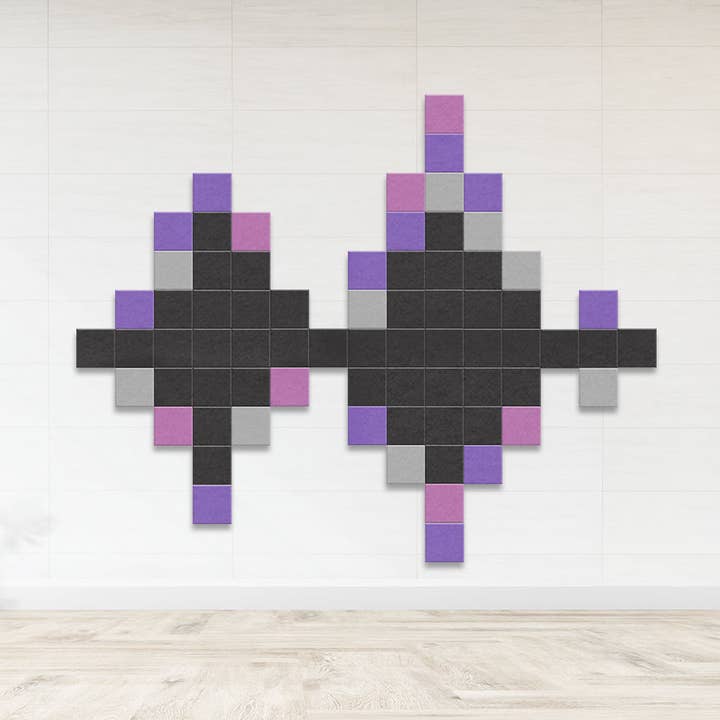 Akustische Schallwellen Filzkunst Dekor KK1278 für den Großhandel von Arrow Zoom Limited