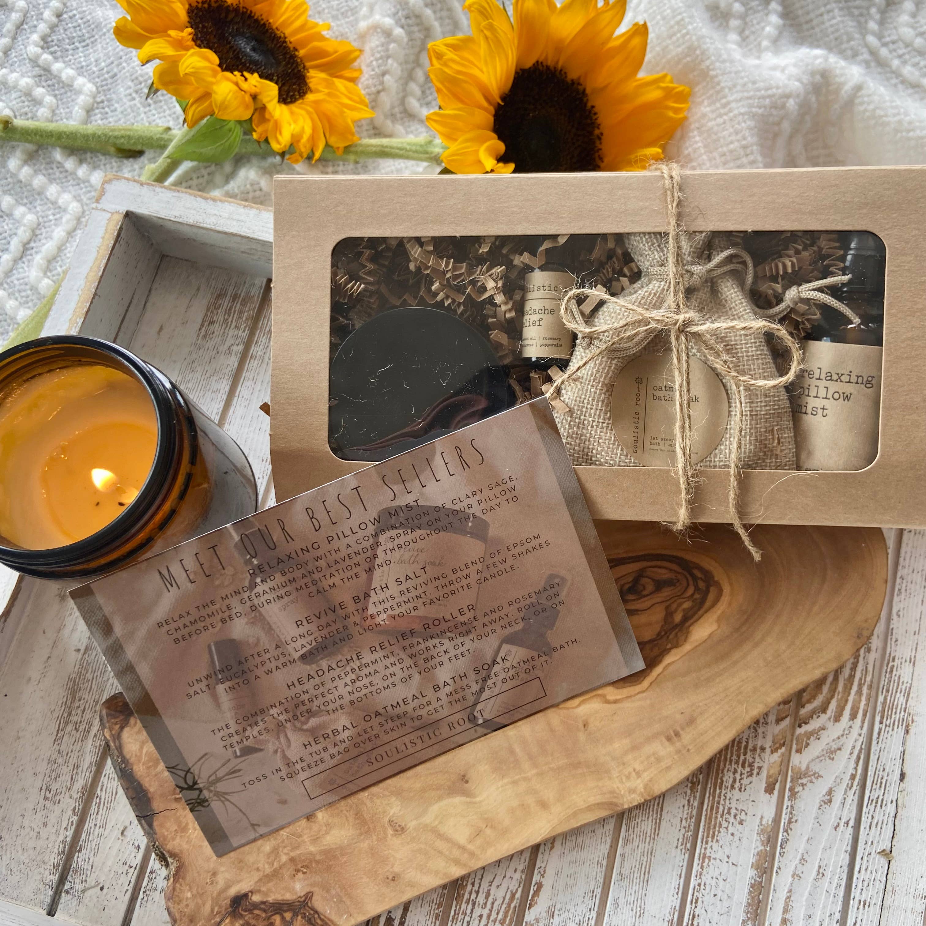 Soulistic Root - Essential Oils & Self Care Gifts - Wholesale Essential Oil - Self Care Gift Set – Travel Size Wellness Box11