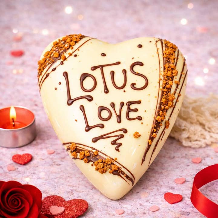 Cœur de chocolat et Lotus Ciokolotus 350g pour la vente par Sicilyaddict