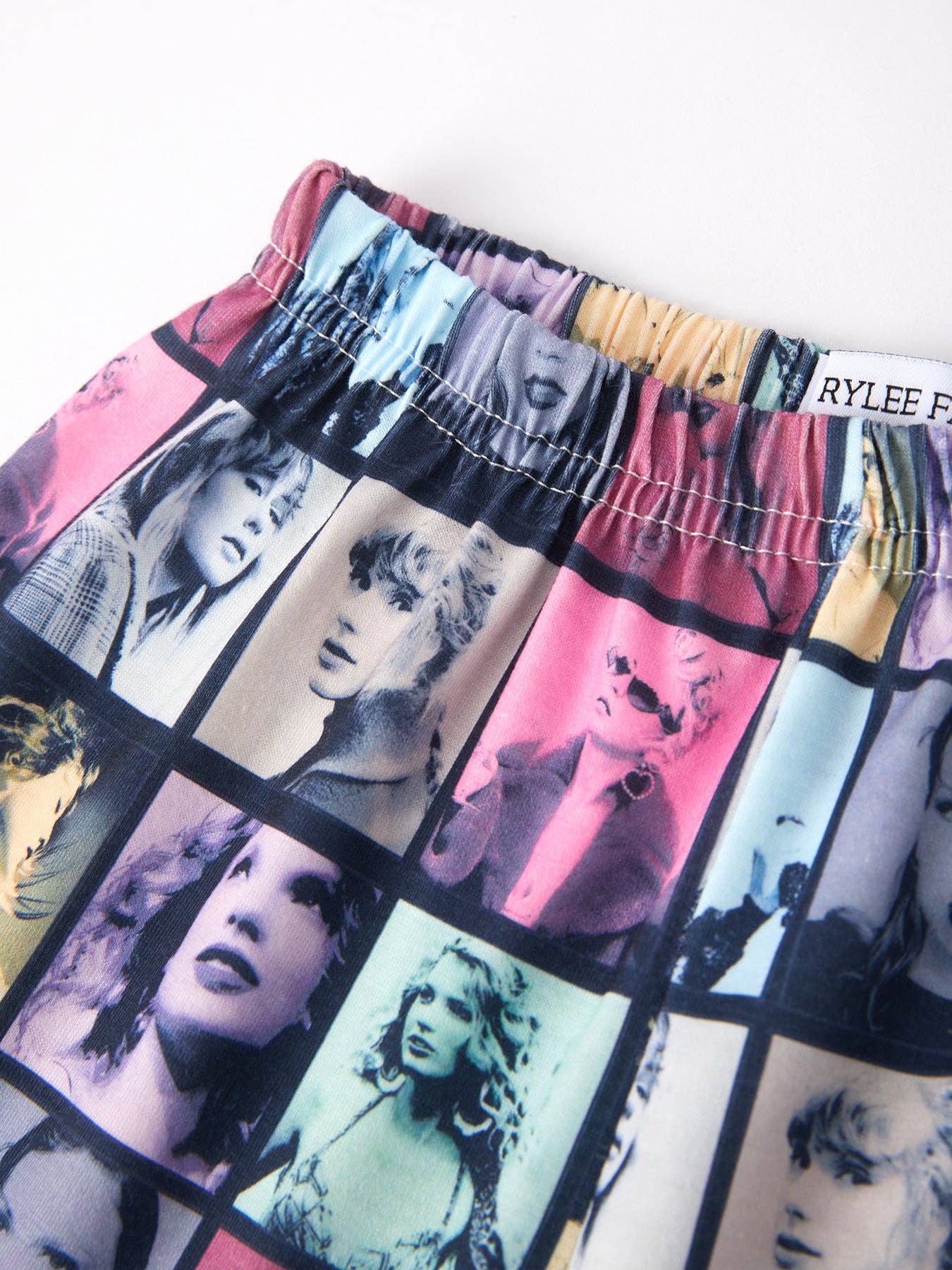 Rylee Faith Designs - Wholesale Sleepwear Set - Kids - Mommy me Black TS Summer Ruffle Pajama Set2