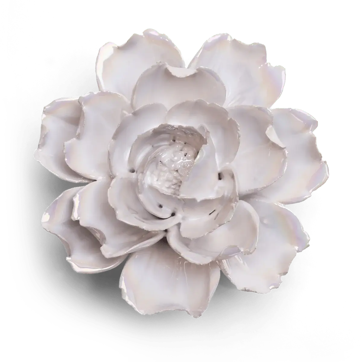 Chive - Wholesale Decorative Tabletop Object - Ceramic Flower Wall Art Pearl Rose0