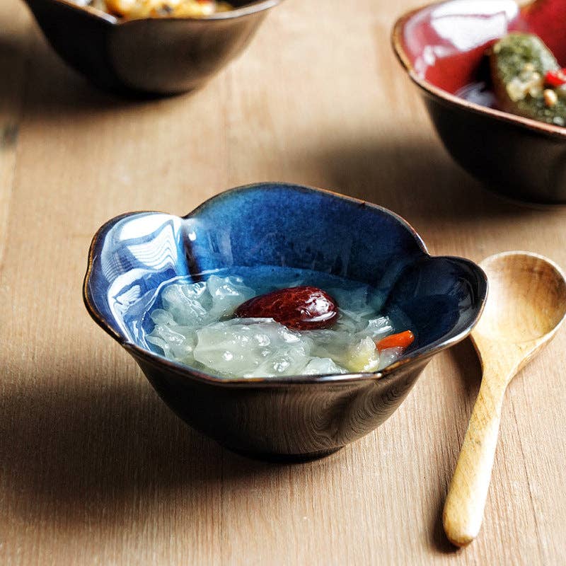 Gohobi （We cover U.S. import duties） – wholesale Bowl – Gohobi Floral Edge Ceramic Bowl7