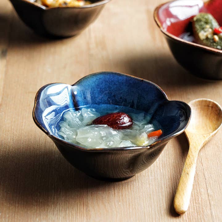 Gohobi (We cover U.S. import duties) – wholesale Bowl – Gohobi Floral Edge Ceramic Bowl7