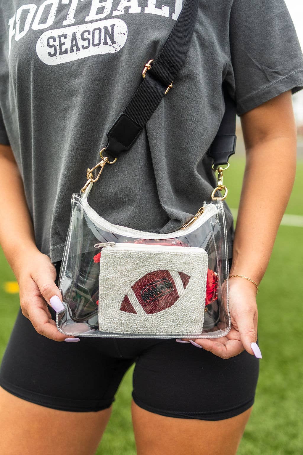 Bash - Wholesale Crossbody Bag - Women's - Stadium Bag, Crossbody Bag, Clear Bag, Stadium Approved7