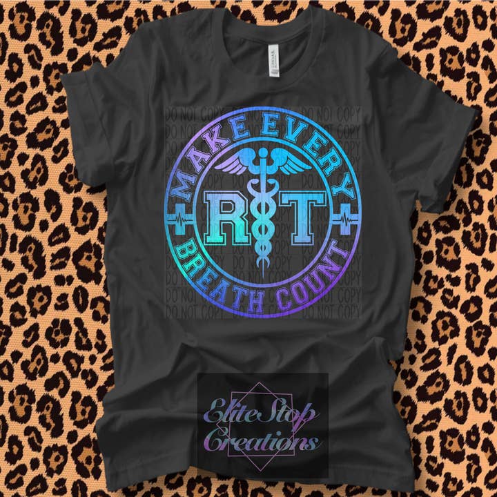 Adult- Respiratory Therapist | Graphic Tee for wholesale by EliteStop Creations