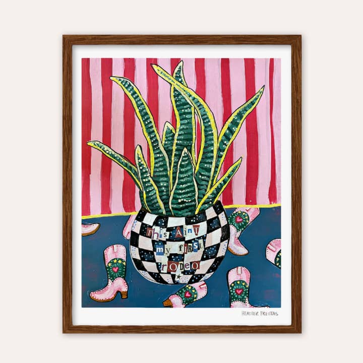This Ain’t My First Rodeo Fine Art Print for wholesale by Heather Freitas