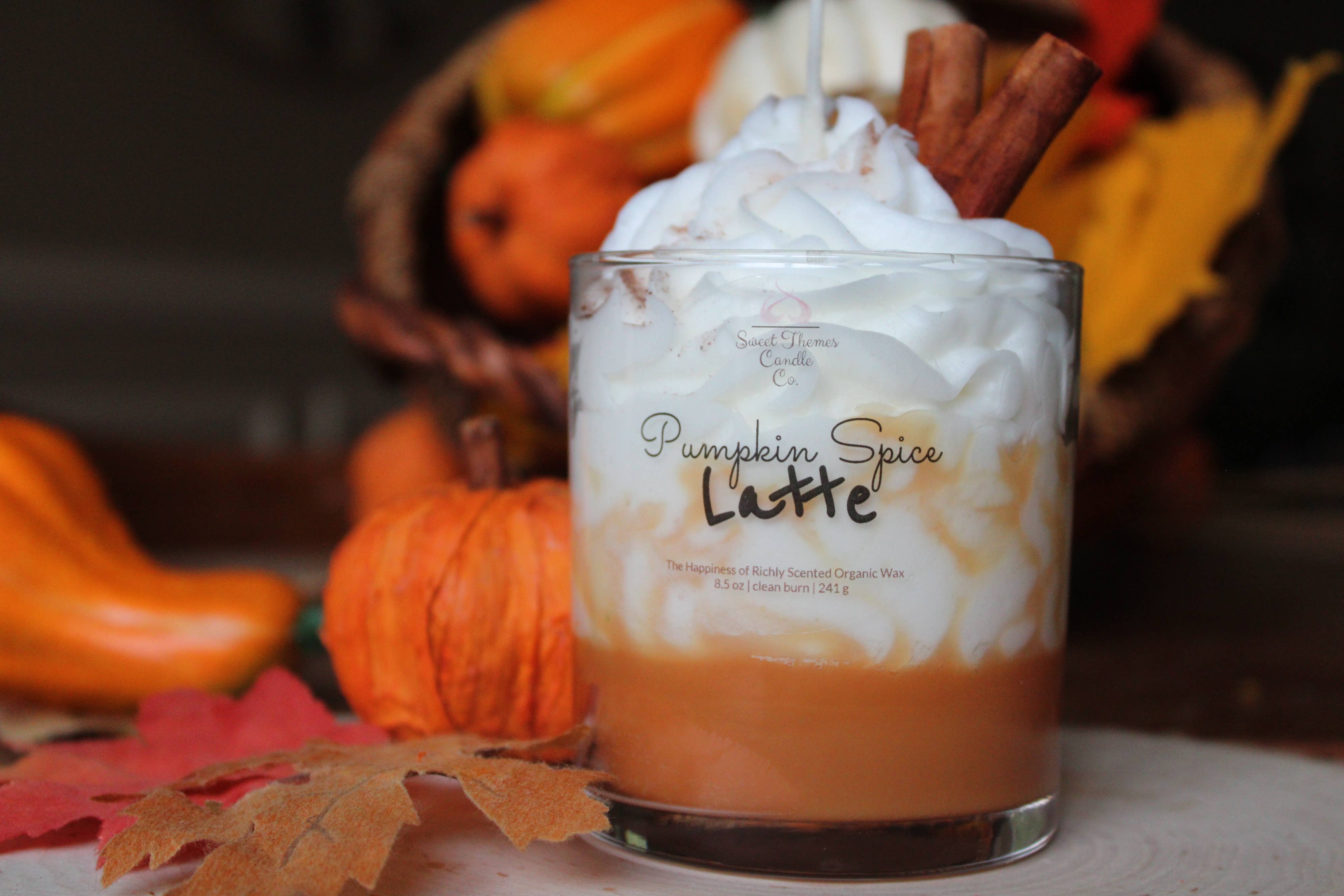 Sweet Themes Candle Co. - Wholesale Jar/Filled Candle - Pumpkin Spice Latte - Smells Like Fall's Favorite Drink