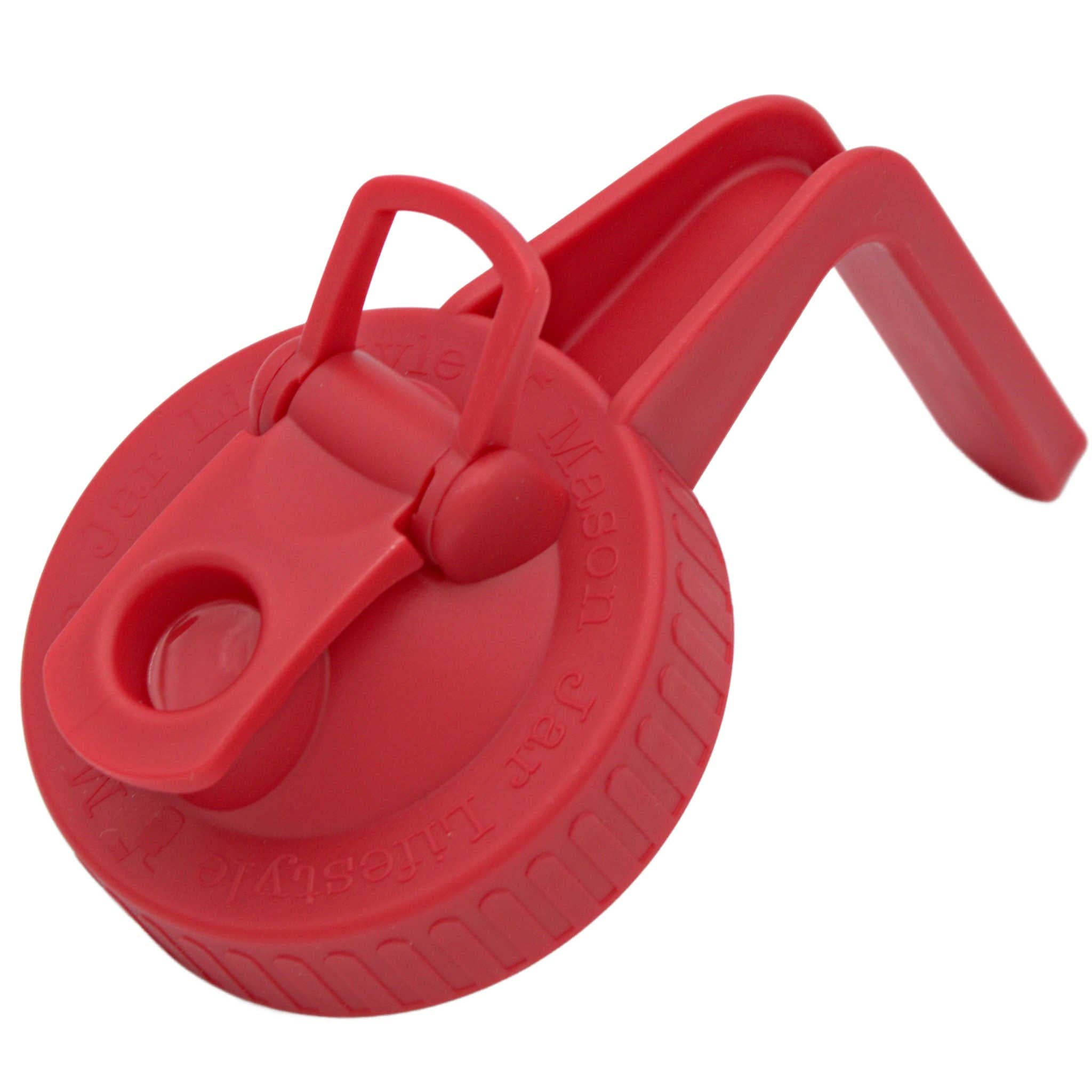 Mason Jar Lifestyle – wholesale Drink lids – 3 Pack Pour & Store Pitcher Lid with Handle for Mason Jars23