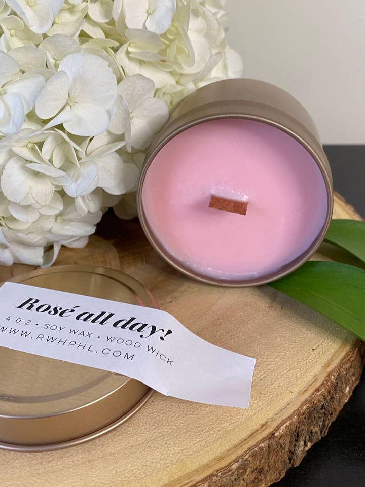 Rosé All Day Candle - 4oz for wholesale by Rosewood Home