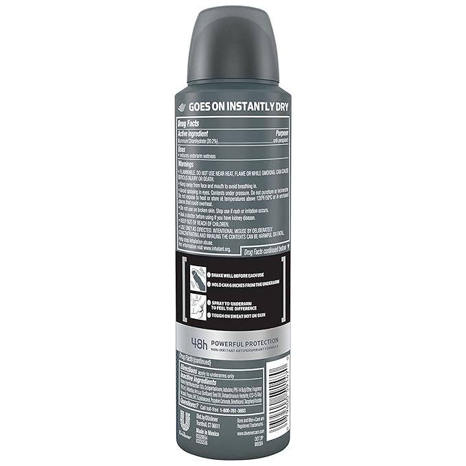 SB Distribution Ltd® – Engroshandel Deodorant - Herre – Dove Men Invisible Dry Antiperspirant Deodorantspray 12 pk5