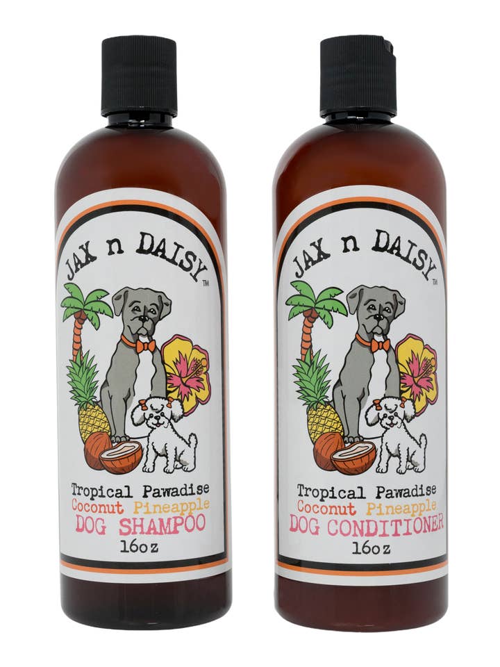 Tropical Pawadise " Coconut Pineapple " Shampoo & Conditioner Set for wholesale by Jax n Daisy
