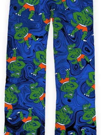 Gator Mascot Lounge Pants for wholesale by BRIEF INSANITY