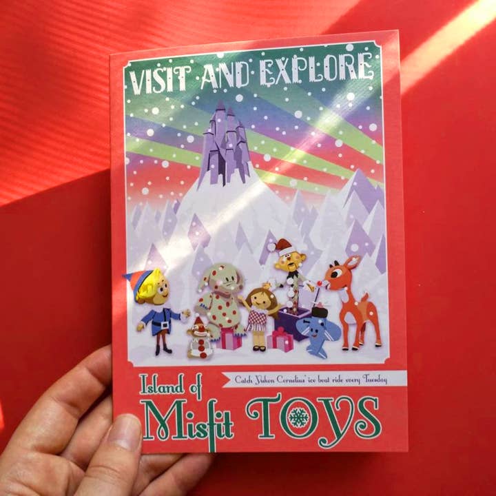BoyPilot Goods - Wholesale Christmas Card - Misfit Toys Card - Rudolph Nostalgic Christmas Card2
