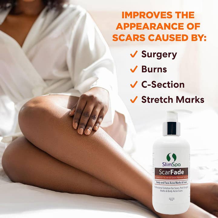 SlimSpa The Body Care Specialists - Wholesale Scar Cream - ScarFade – Advanced Scar & Skin Repair Serum 8 oz.8