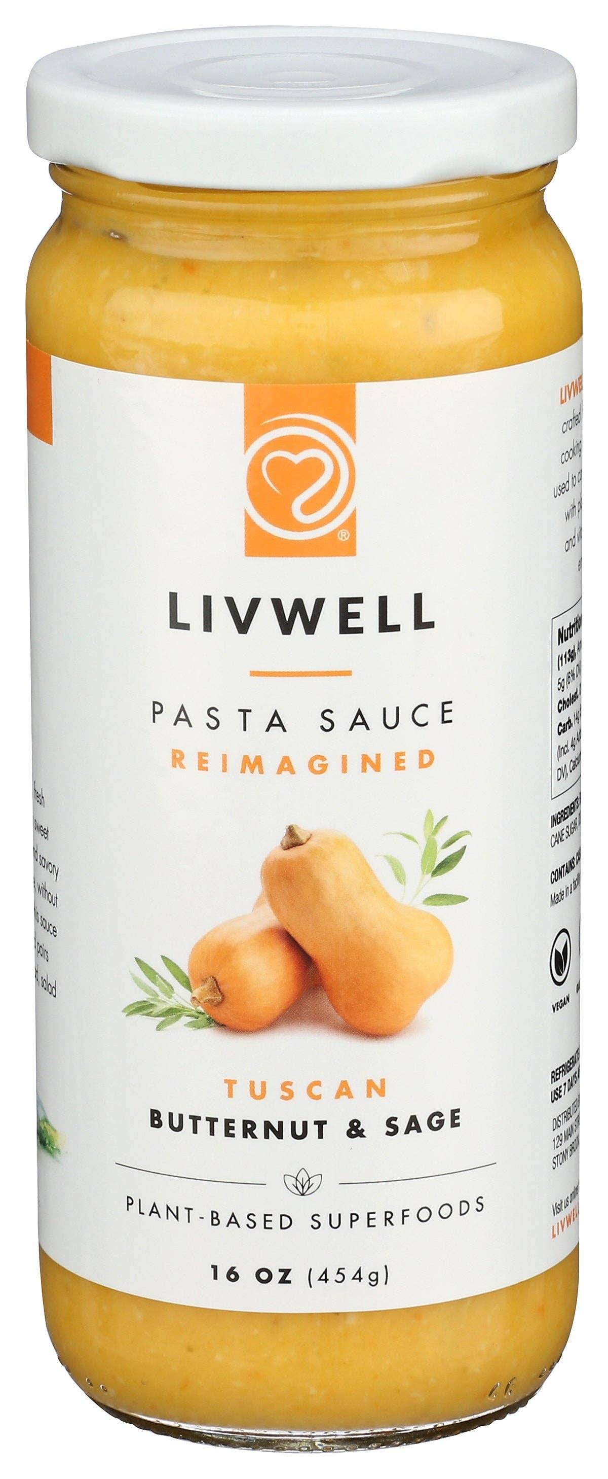 Everyday Supply Co - Wholesale Pasta Sauce - Livwell Foods Sauce Pasta Bttrnut Sage - Case Of 6