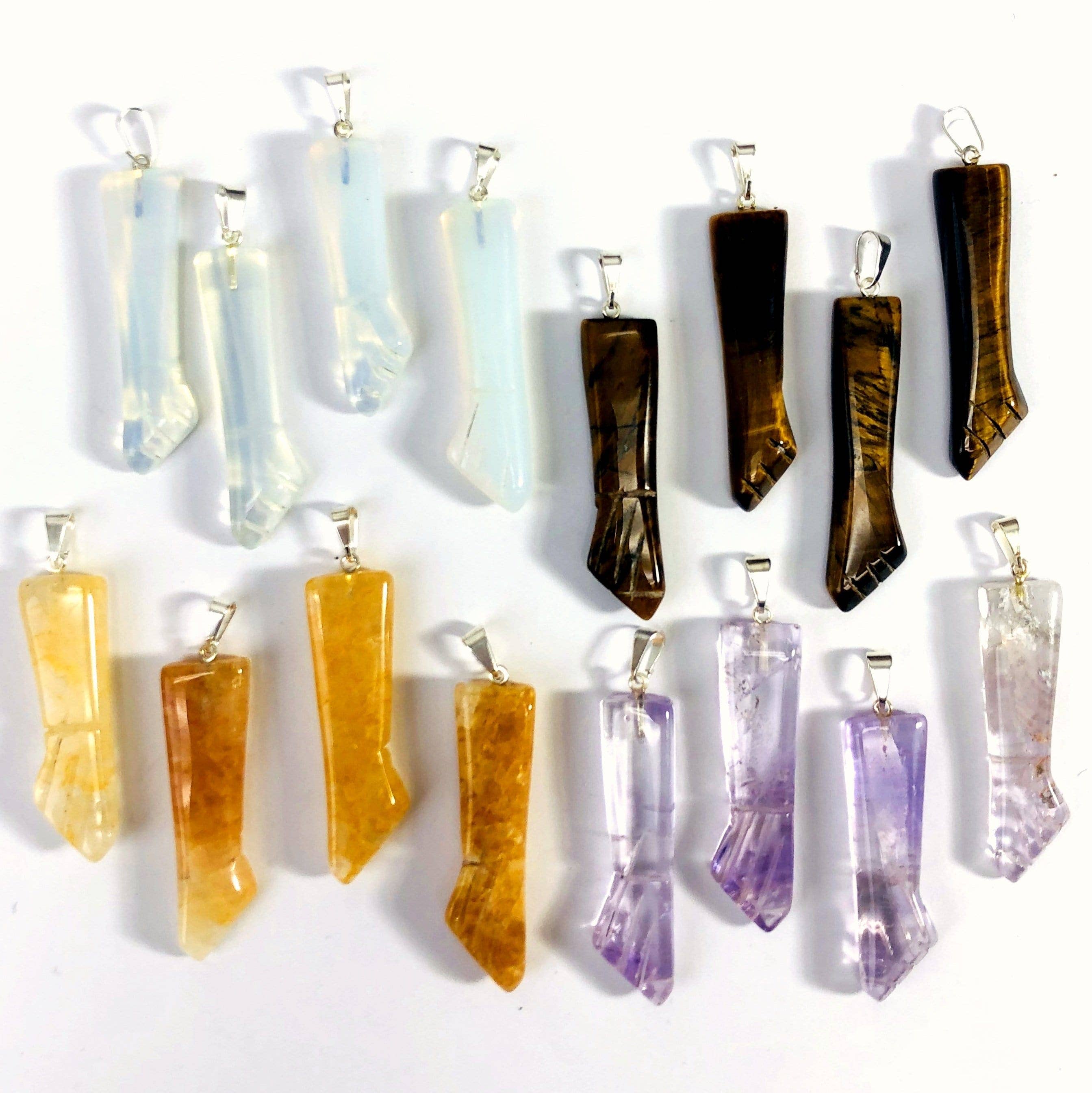 Rock Paradise - Wholesale Individual Charm/Pendant - Crystal Figa Hand Pendant Protection Stone Amulet2