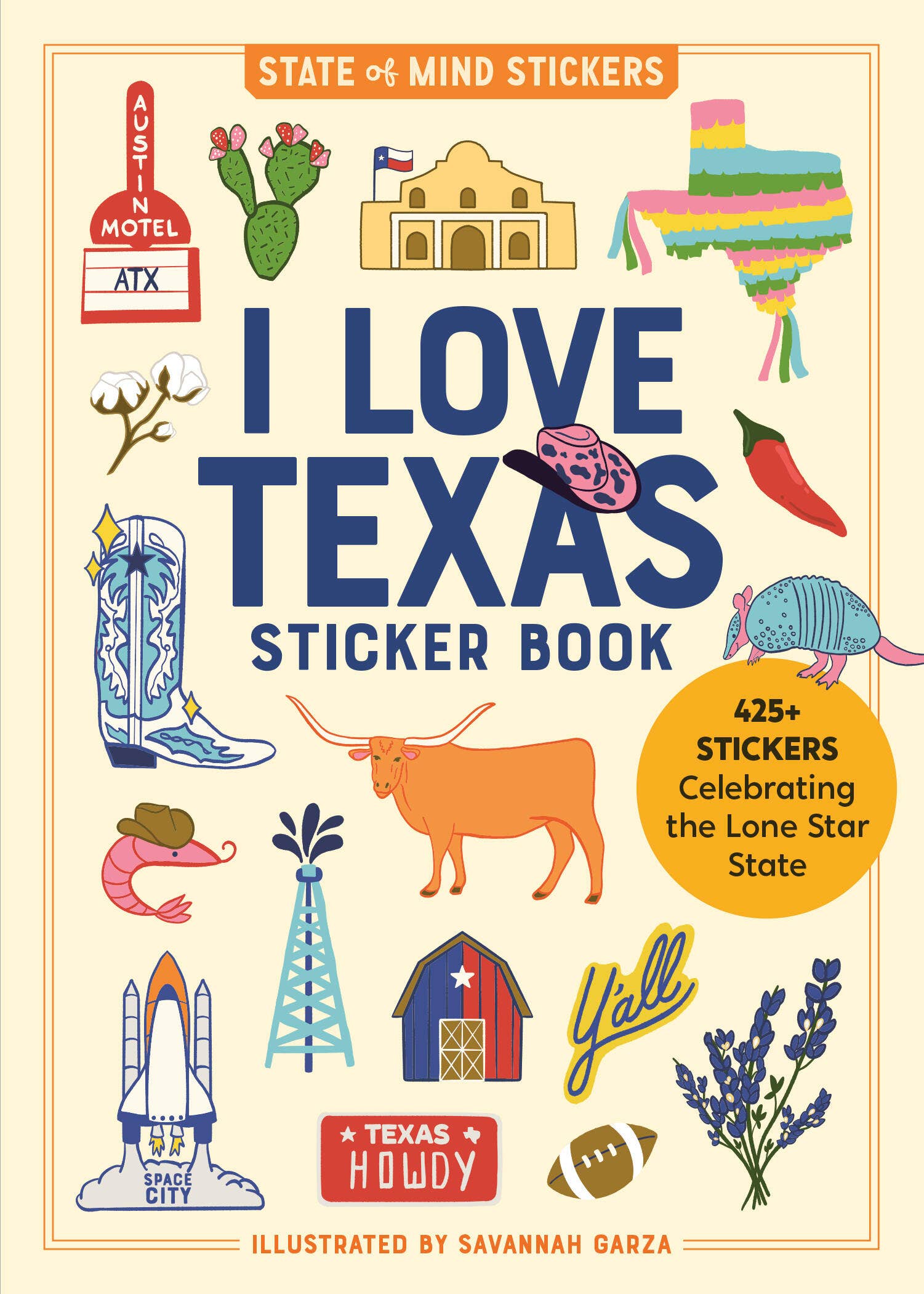 Hachette Book Group - Wholesale Coloring & Activity Book - Kids & Baby - I Love Texas Sticker Book0